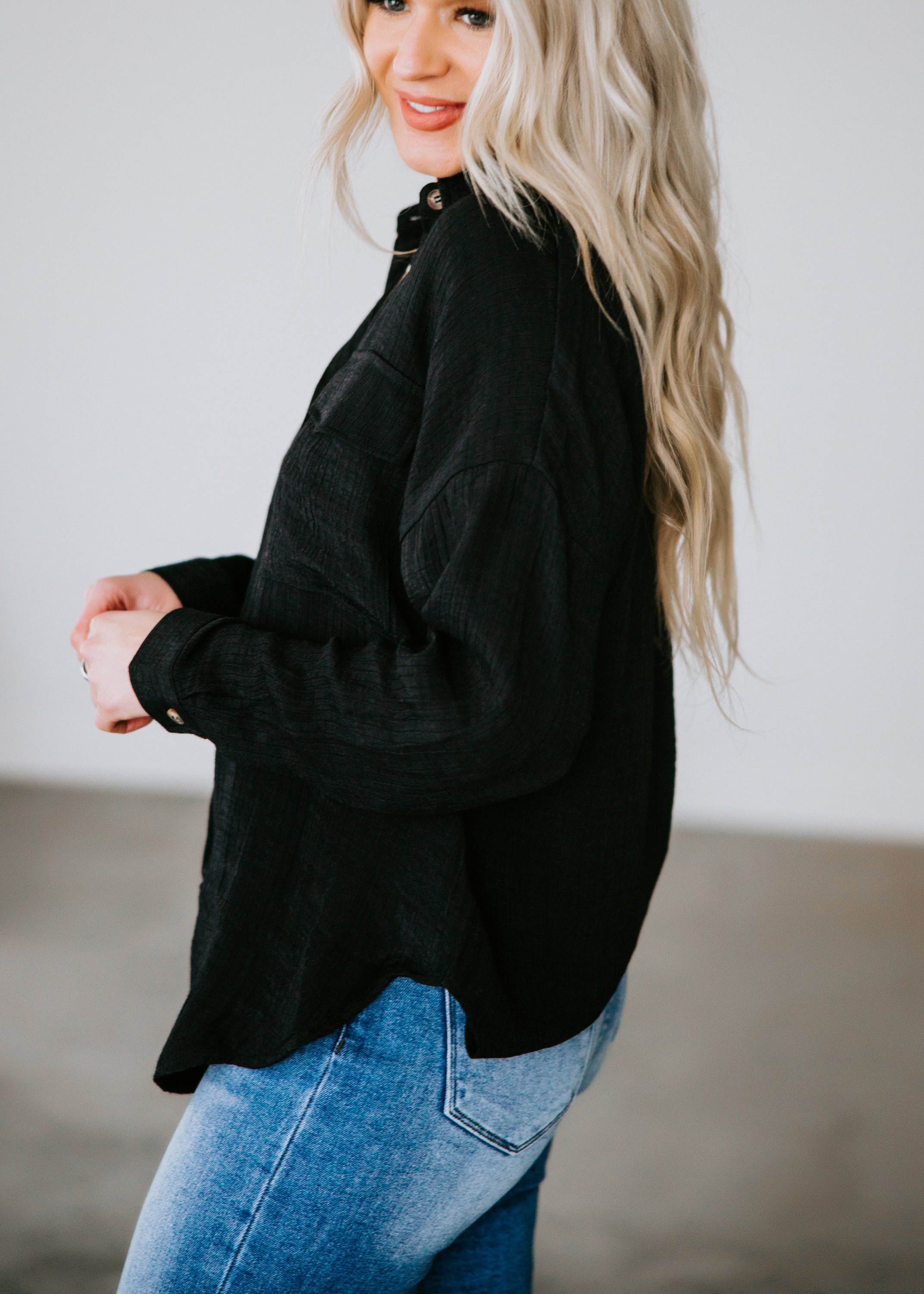 Rickie Button Down Top