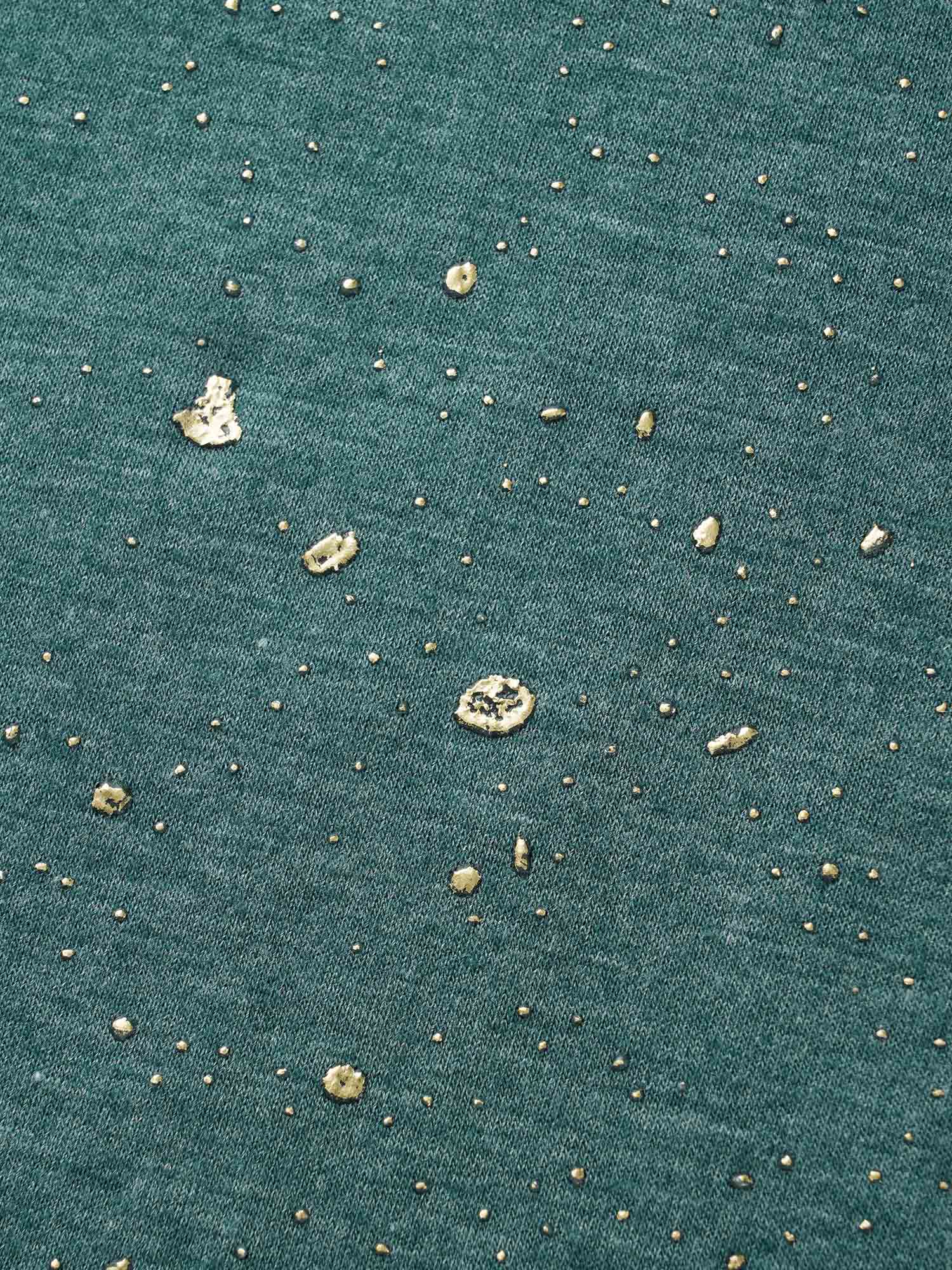 Plain Textured Round Neck T-shirt