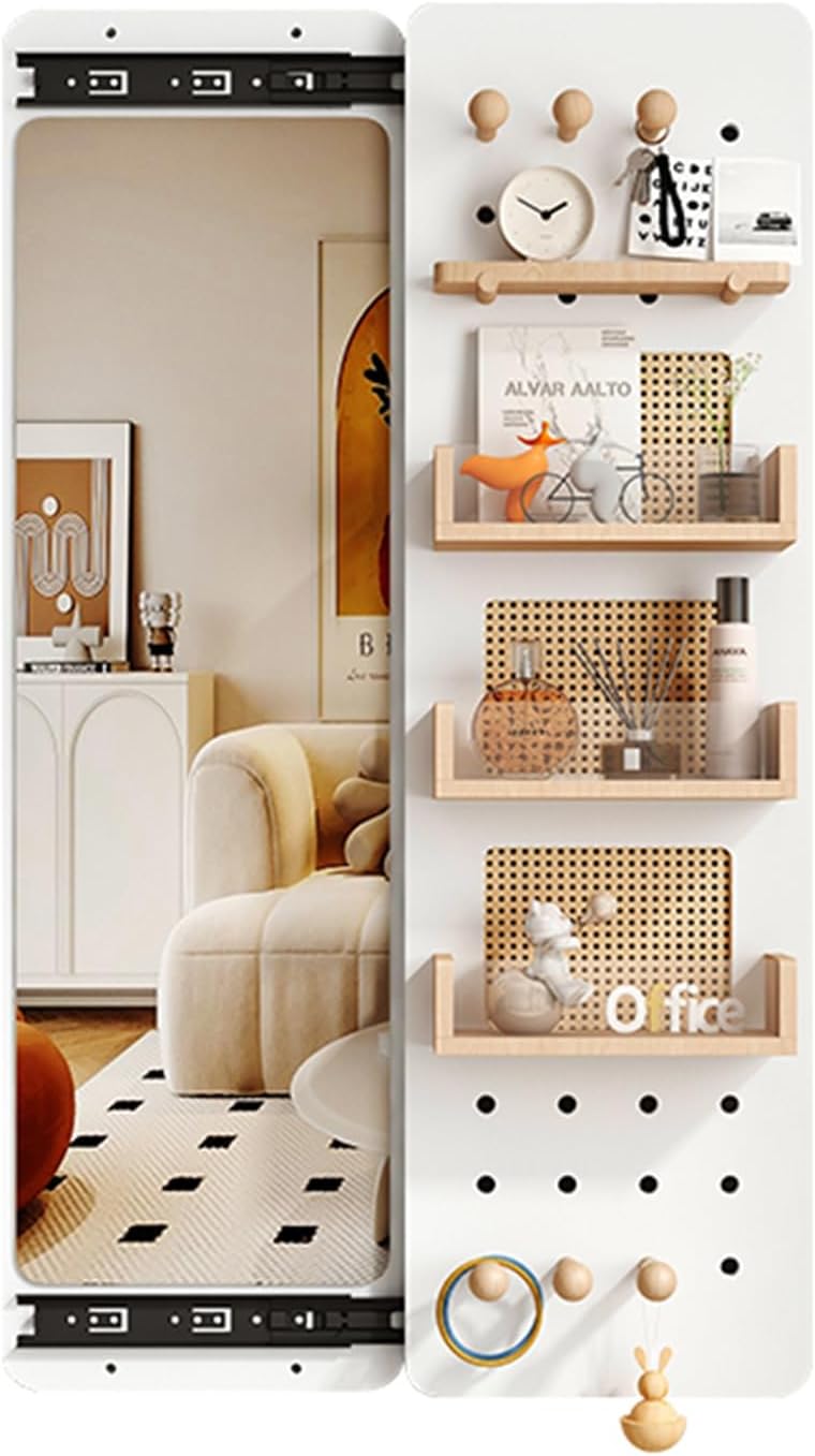 Entrance Mirror, Perforated Panel Wall Entrance Mirror