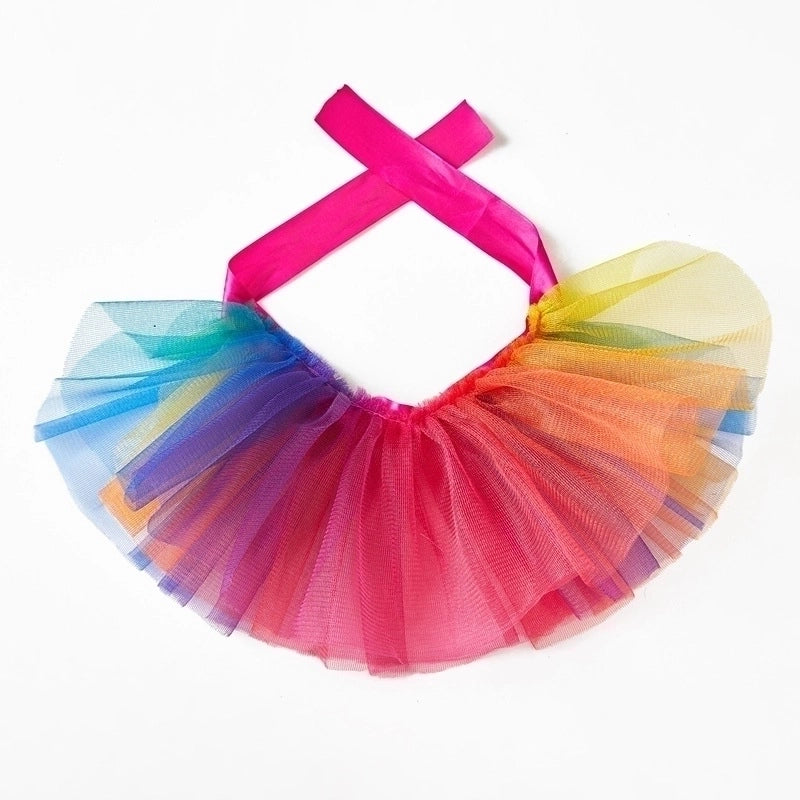 Summer Pet Bright Silk Yarn Dog Strap Skirt