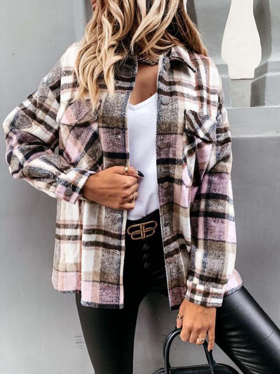 Pumpkin Patches Plaid Jacket(warm)