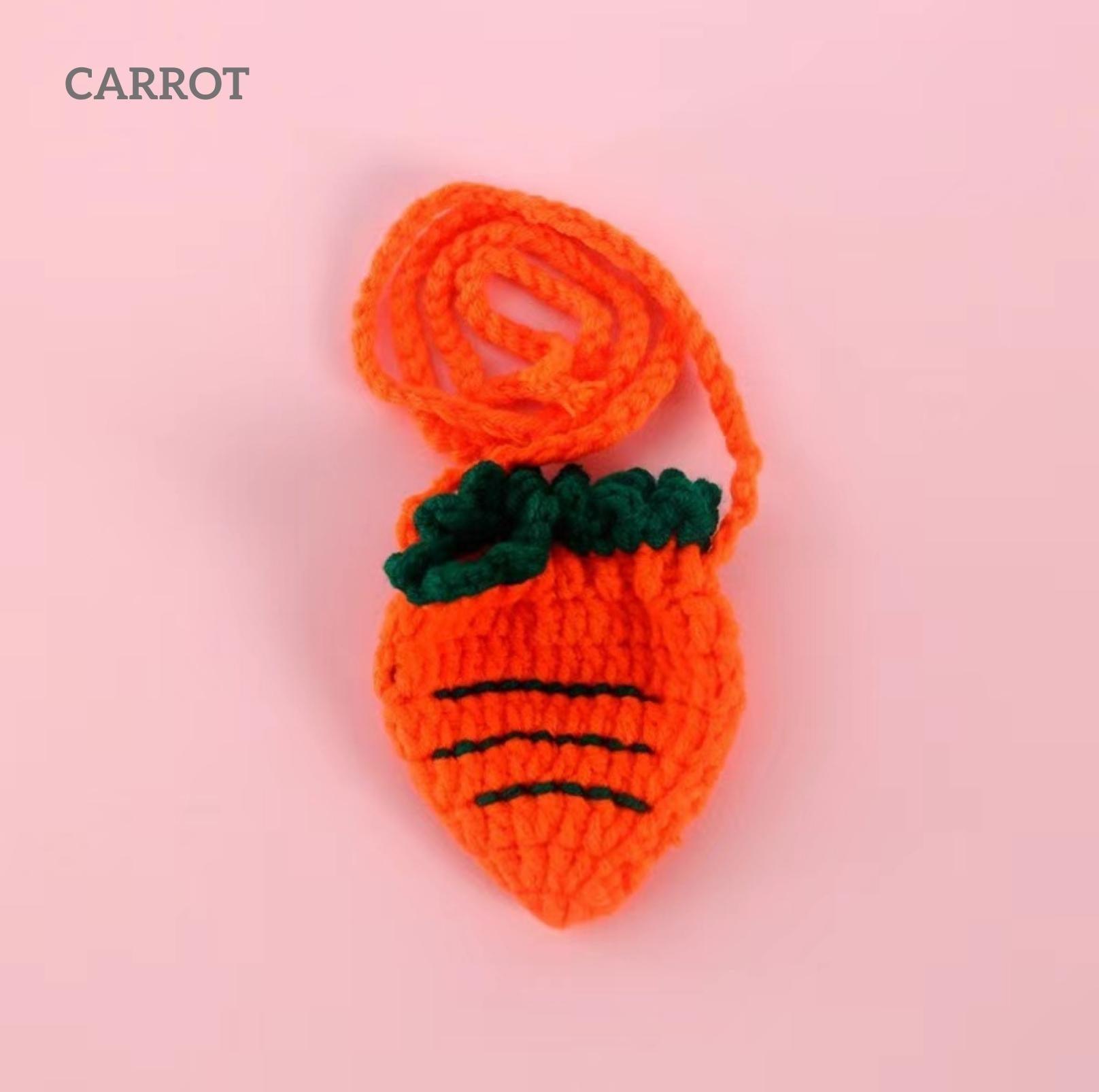 Knitted Cartoon Pet Self-Carrying Pack Style Accessory