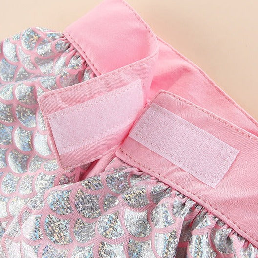 Mermaid Printed Dog Bikini