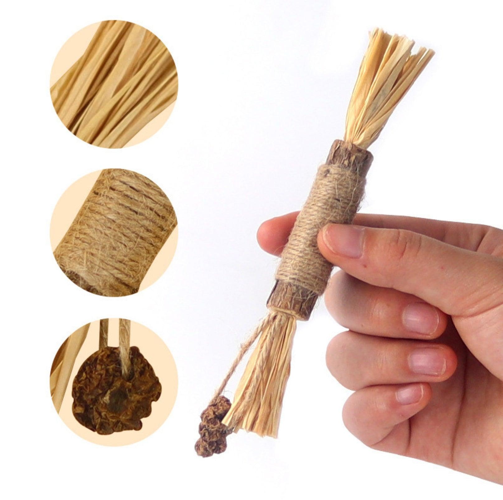 Feathered Catnip Stick Cat Toy