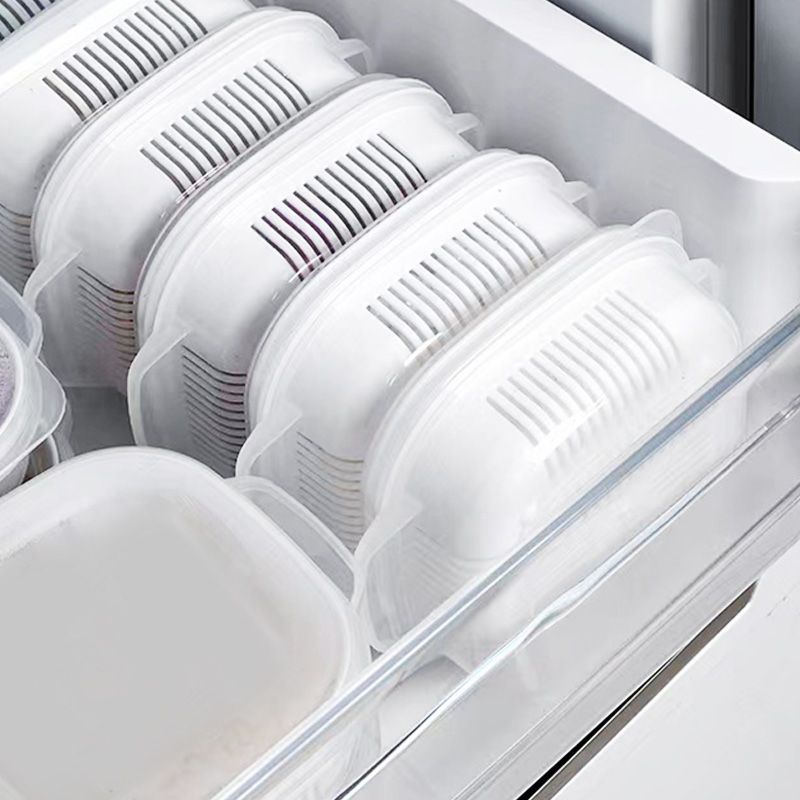 5pcs Drainage Bento Box Fruit Container - Great Gift