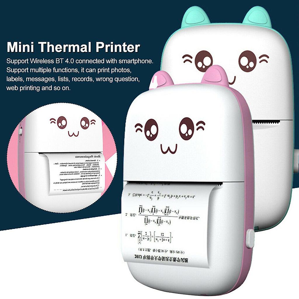 Portable Thermal Mini Photo Printer. Mini Pocket Printer