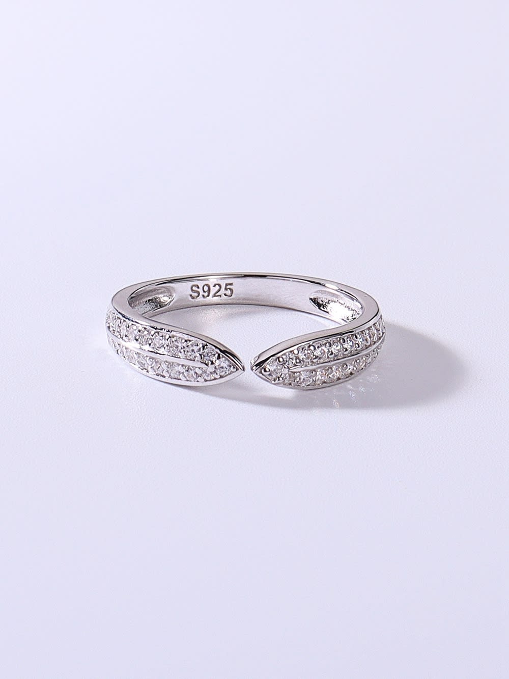 925 Sterling Silver Cubic Zirconia Band Ring