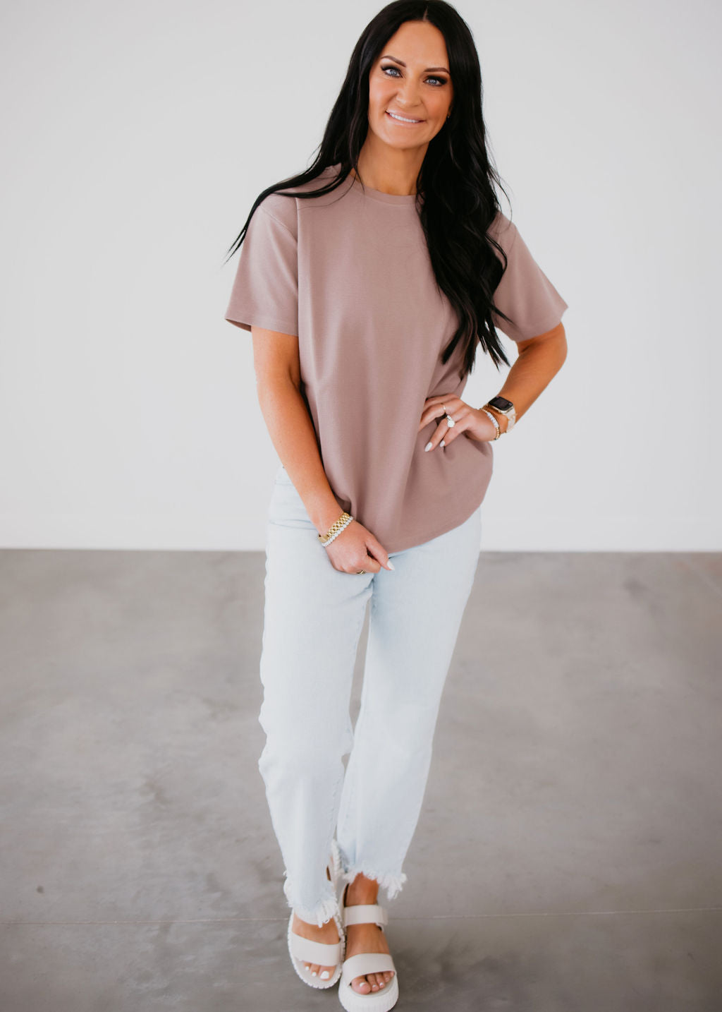 Westin Waffle Tee by Chelsea DeBoer