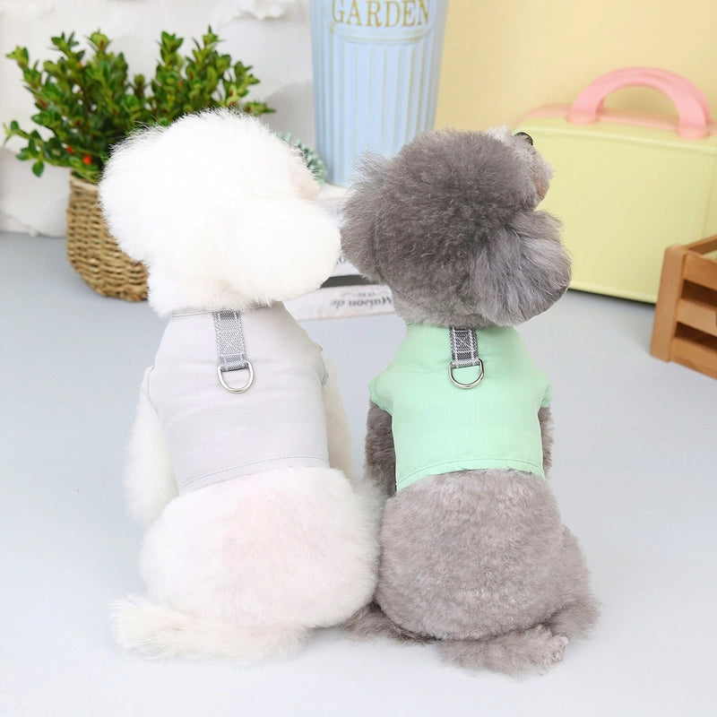 Pet Dog Chest Back Pet Dog Vest Clothes Pet Traction Chest Back Spring And Summer New 23 Good Luck Chest Back