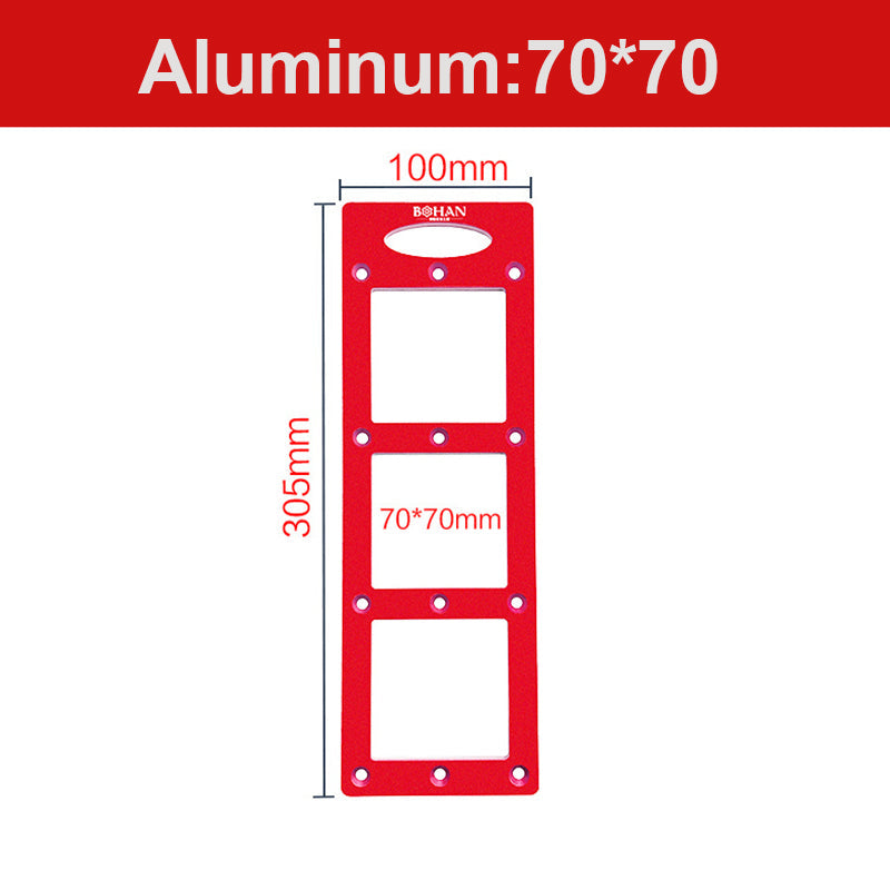 86 Type Sockets Aluminum Alloy Slotting Template