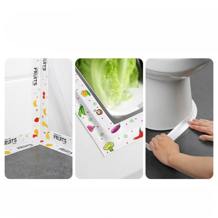 Kitchen Sink Seam Stickers Self  Adhesive Corner Tape