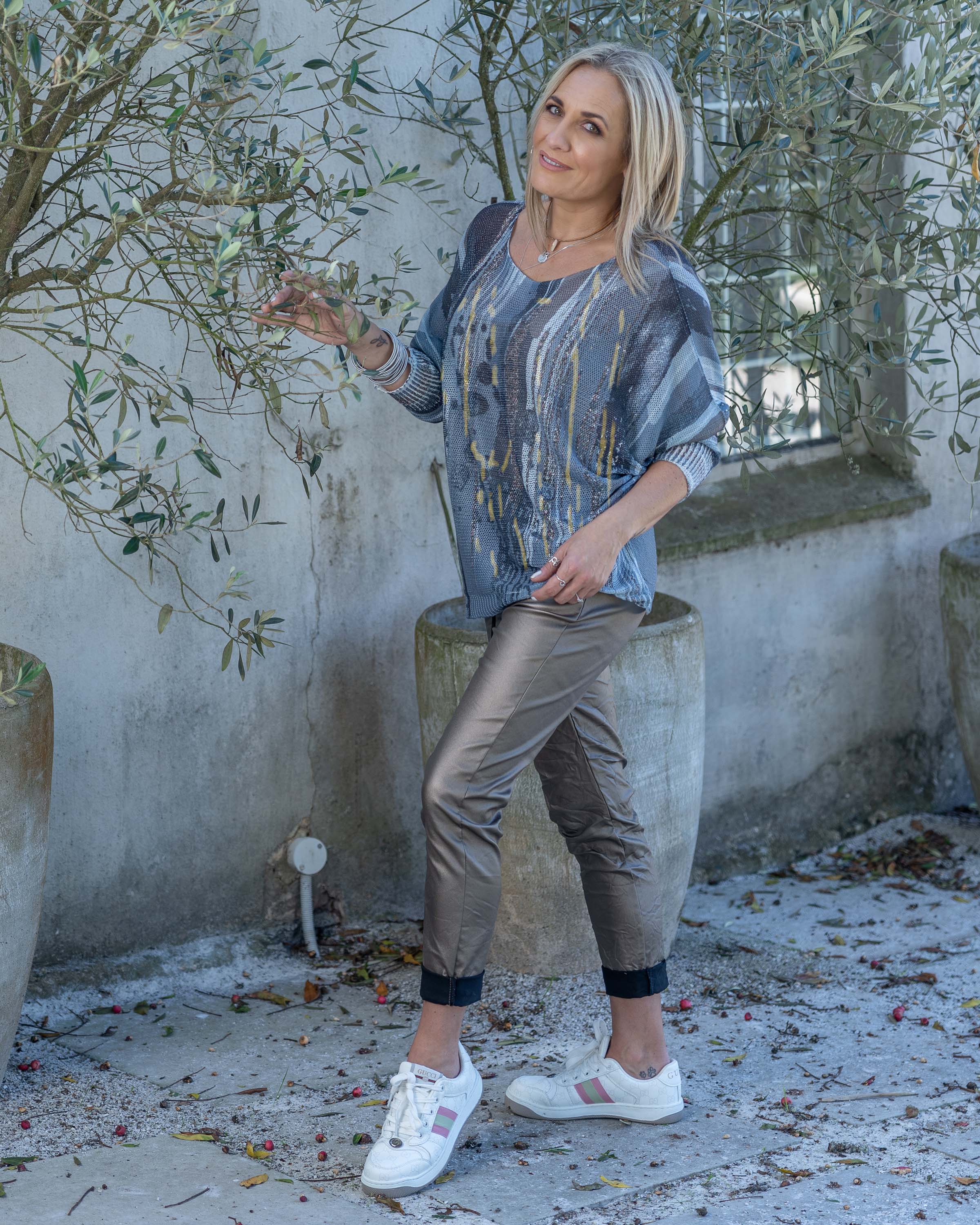 Galaxy Sparkle Knit | Blue