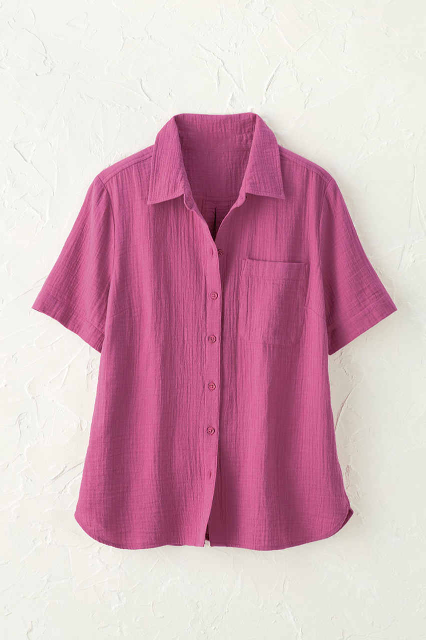 Summer Breeze Gauze Camp Shirt