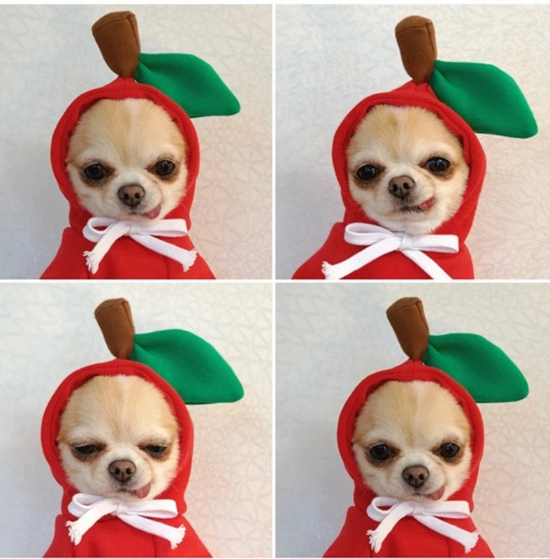 Fashion Polyester Christmas Heart Shape Frog Elk Pet Clothing