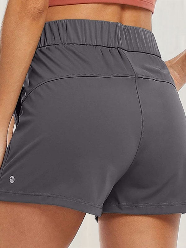 Solid Color Casual Anti-Flash Loose Shorts