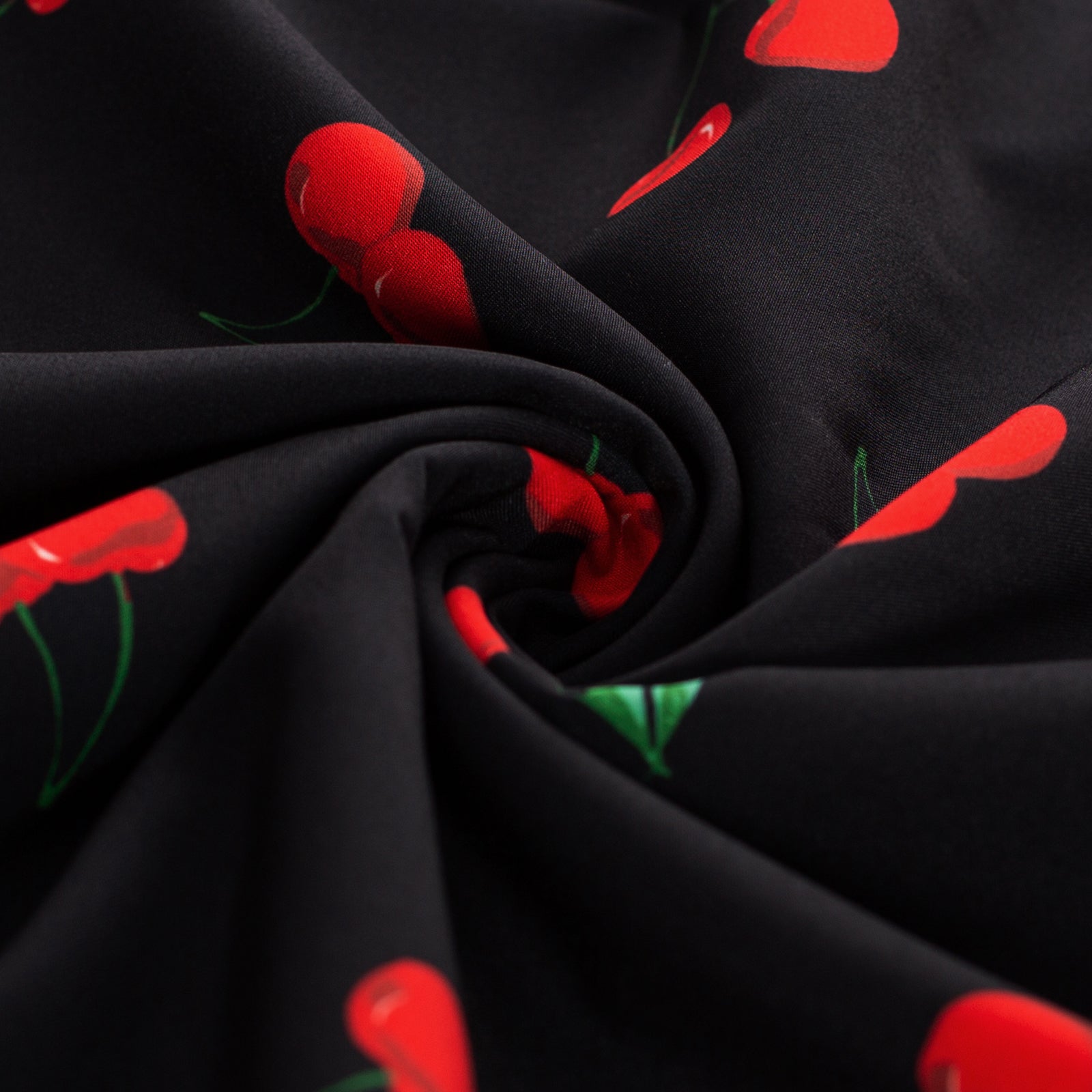 Vintage Daisy Flower Print Cottagecore Cocktail Dresses Square Neck Puff Sleeve Dress with Pockets