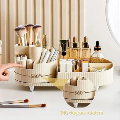 Glamour Beauty Organizer Rotating Makeup Display Storage Organizer