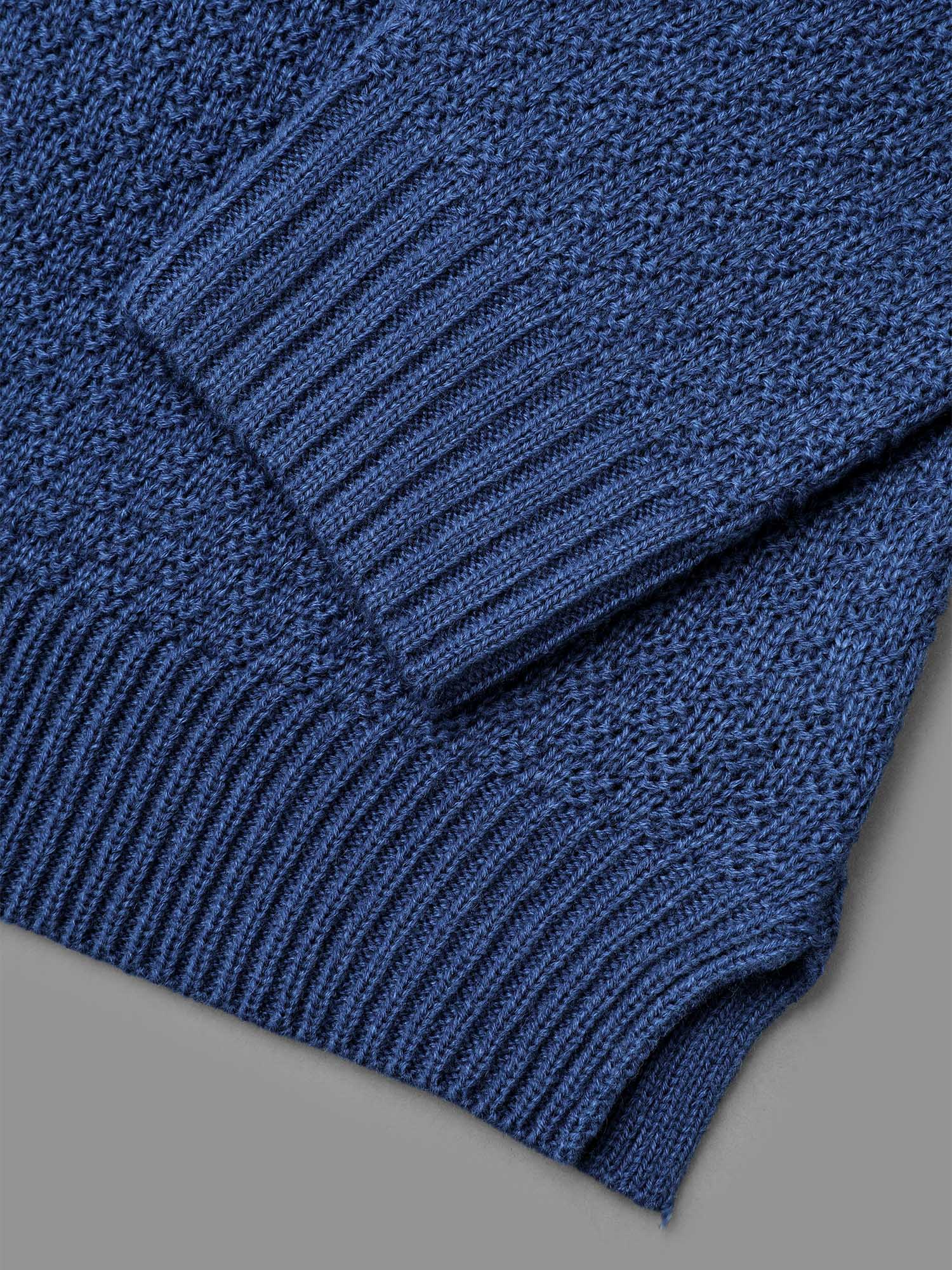 Cable Knit Raglan Sleeve Round Neck Pullover