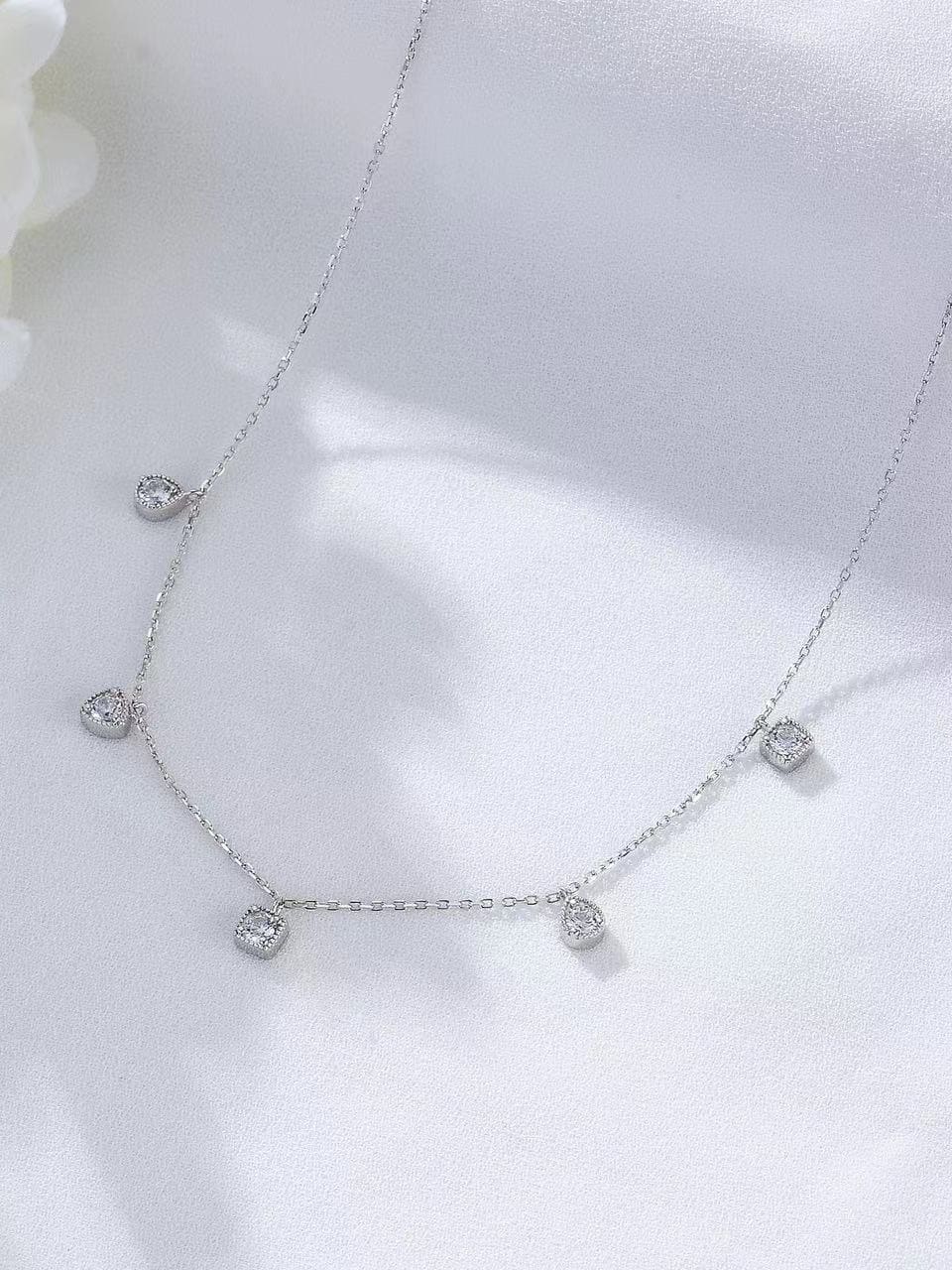 925 Sterling Silver Cubic Zirconia Necklace
