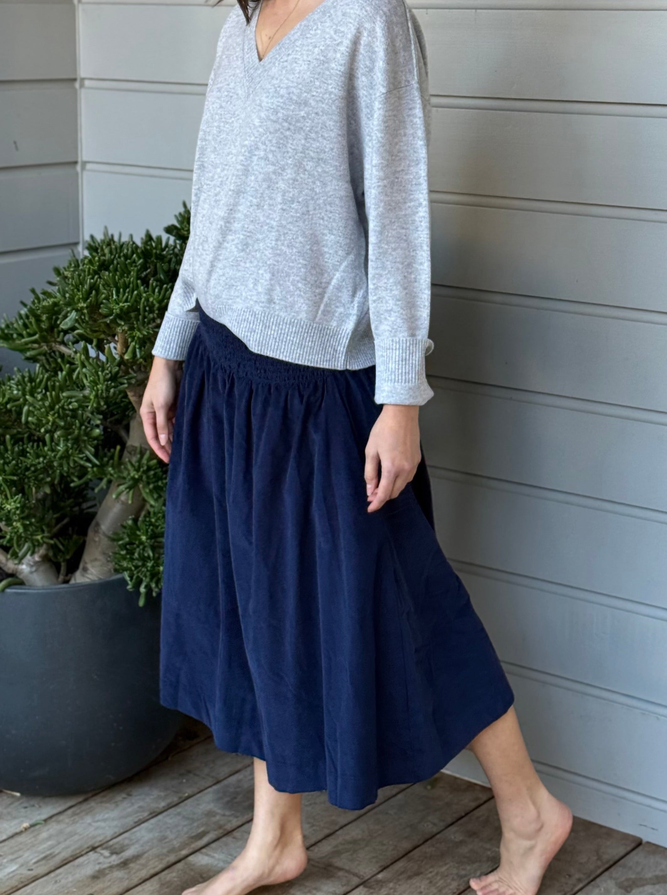 indigo navy  cord