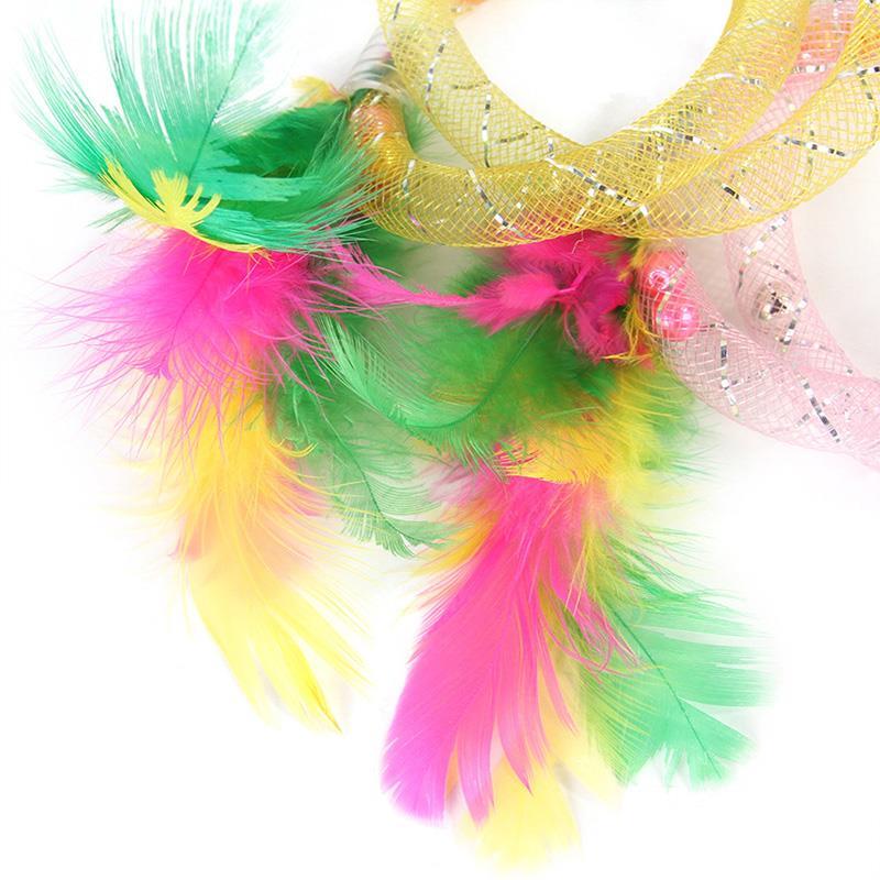5Pcs Cat Feather Training Toys