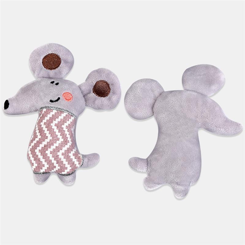 3Pcs Cat Plush Catnip Mice Toys