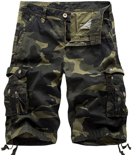 Men's Loose Cargo Shorts with Big Pocket