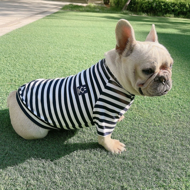 Cute Cotton Stripe Pet Clothing