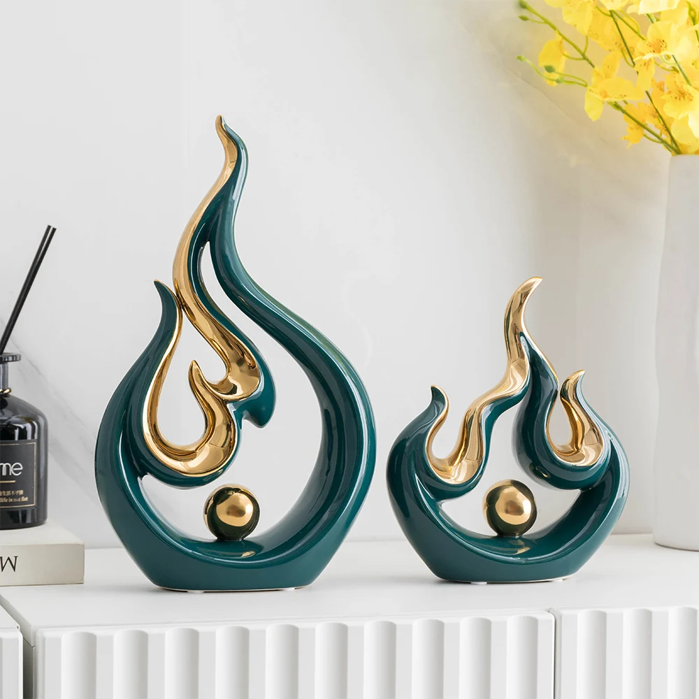 home decor Flourishing Art Desktop ornaments home decor modern ceramics crafts living room office home decorative items