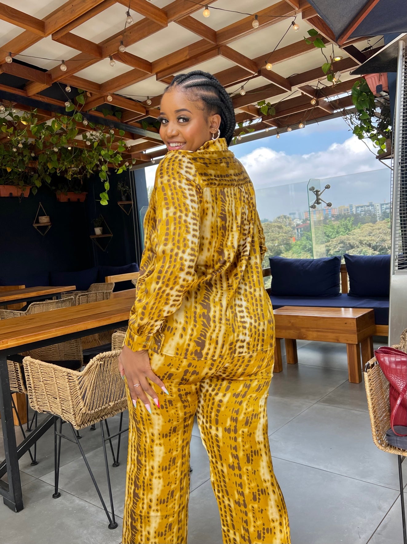 Mustard Two Piece Set