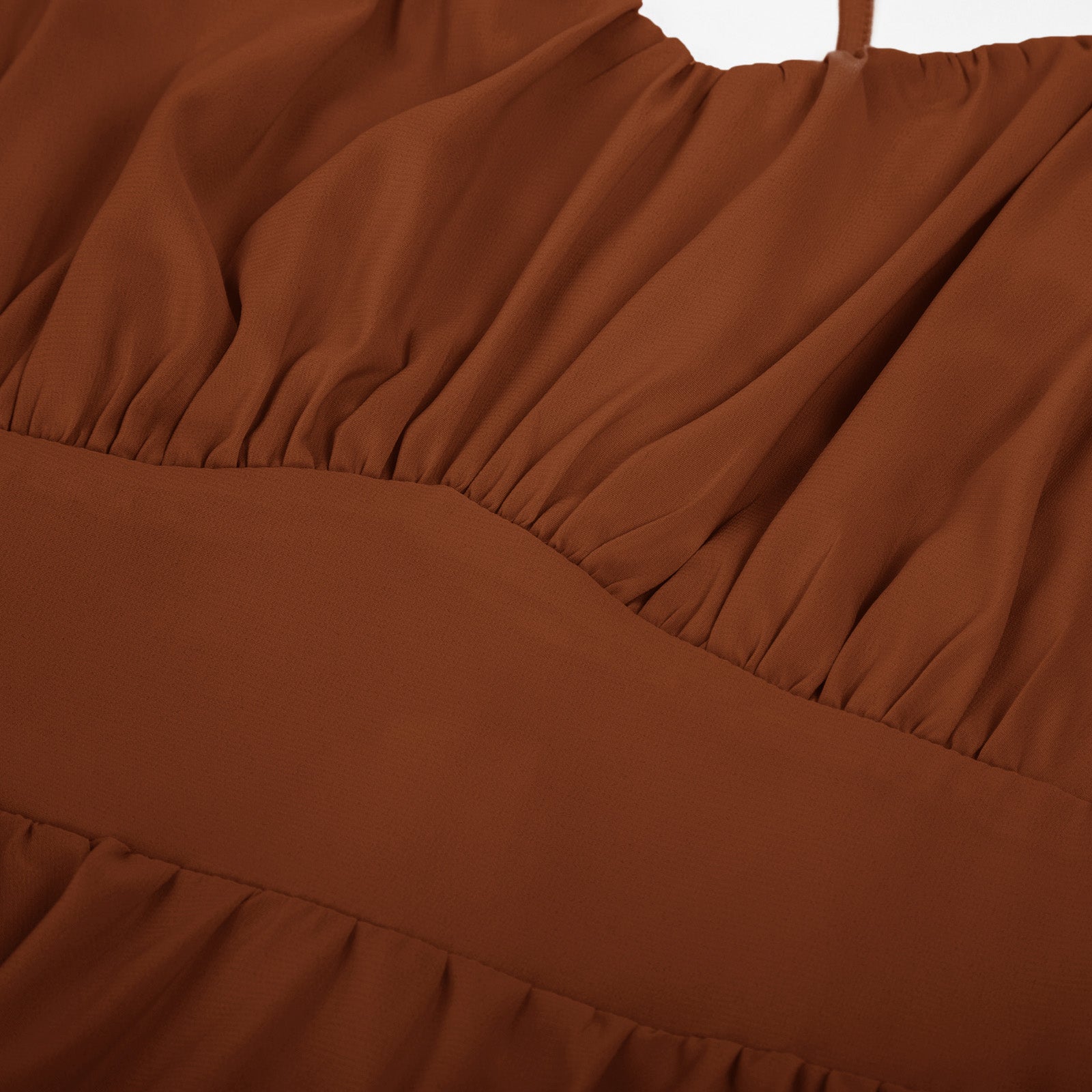 Square Neck Tiered Ruffle Dress 2023 Summer Vintage  A-line Swing Midi Dress