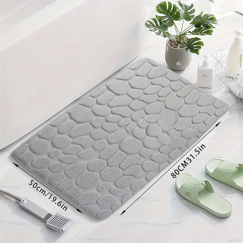 New Bathroom Non-slip Mat Shower Room Bathroom Floor Foot Mat Toilet Bathroom Waterproof Mat