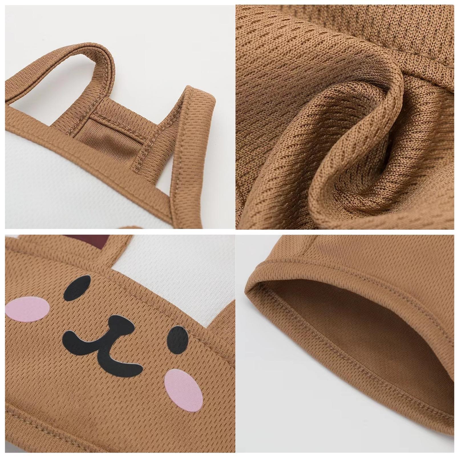 Cute Bear-Themed Pet Summer Vest