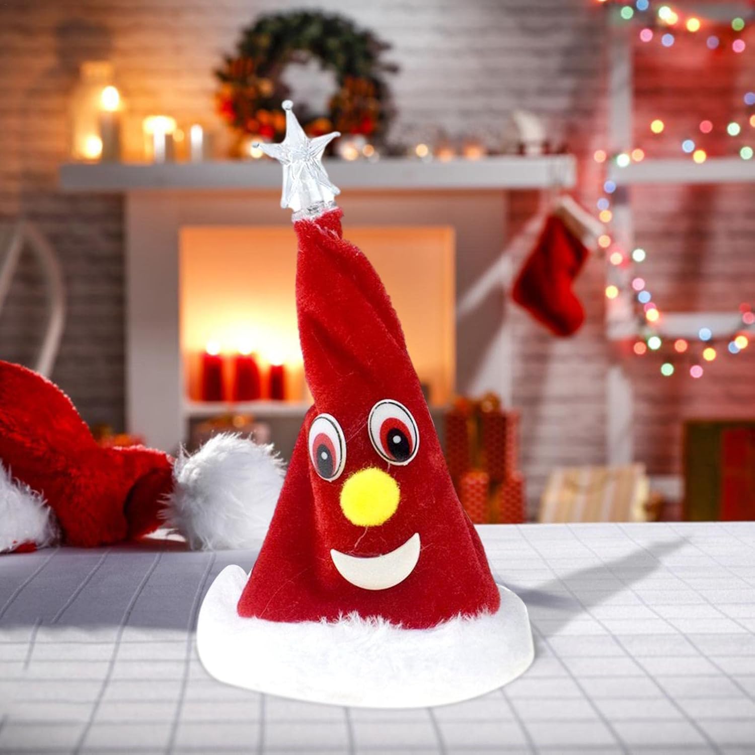 🎄New Musical hat dancing Christmas tree Toy