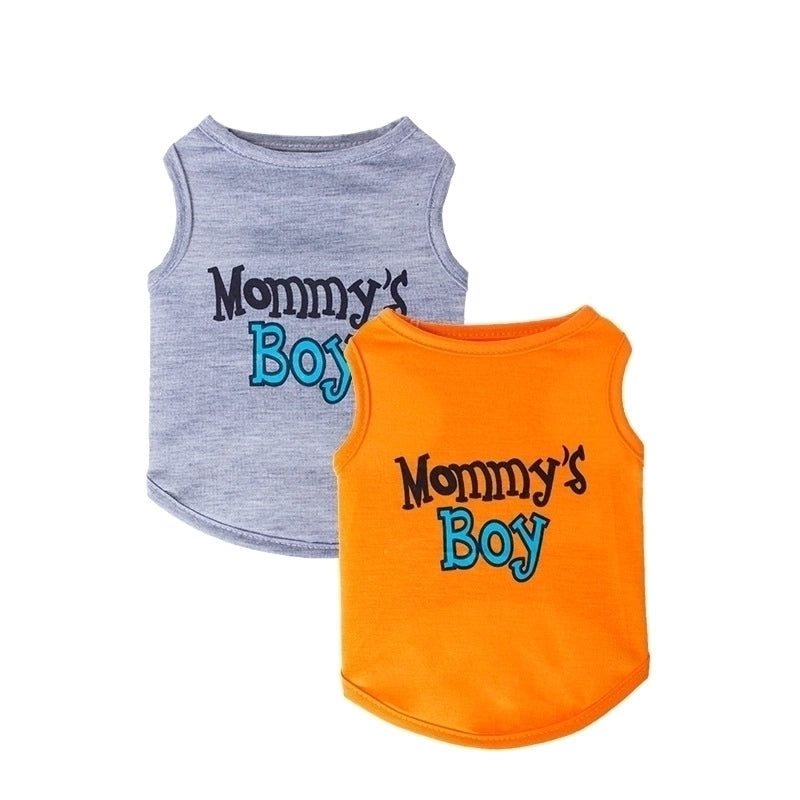 Pet Dog Casual Cotton Letter Pattern Clothes