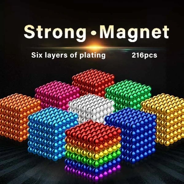 3D Puzzle Magnetic Balls - 216 magnetic balls