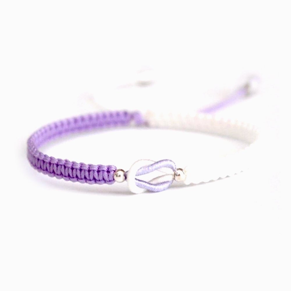 🎁-To My Granddaughter Forever Linked Together Handmade Braided Bracelet
