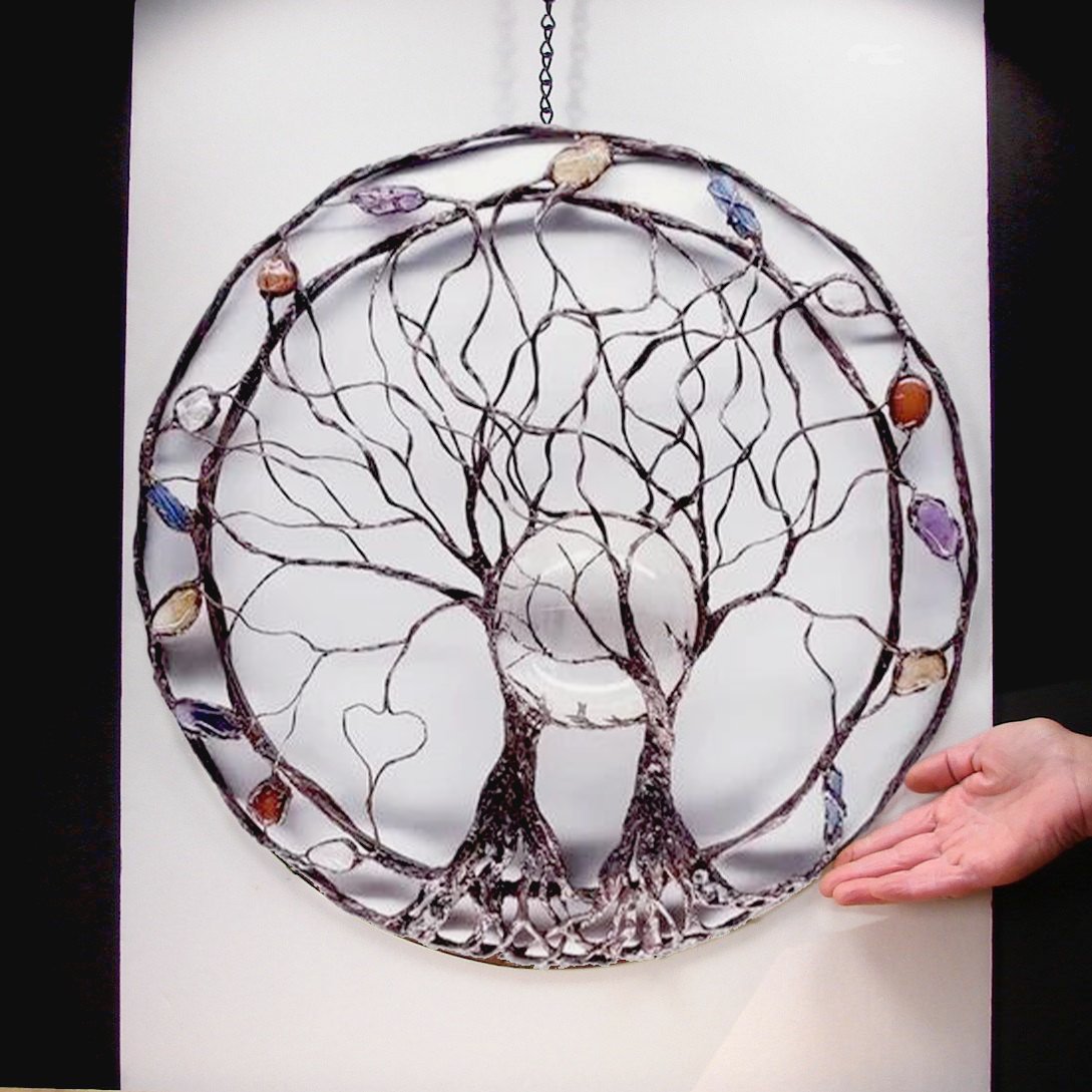 Circle of Life Garden Wall Art. The Moon Huggers