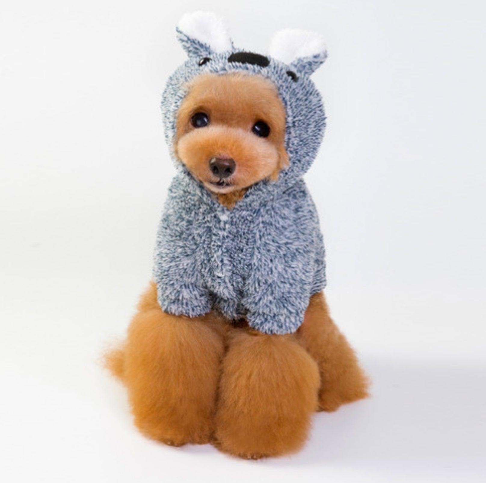 Cozy Koala Double-Fleece Dog Jacket