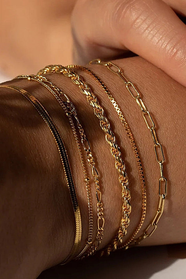 6PCS Simple Geometry Bracelet