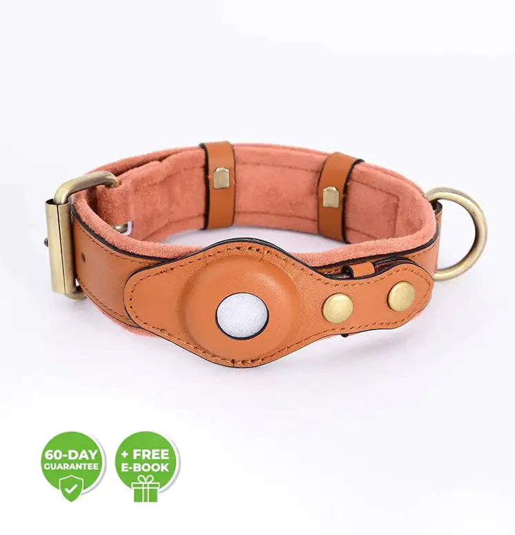 The Original Leath Collar - AirTag Holder