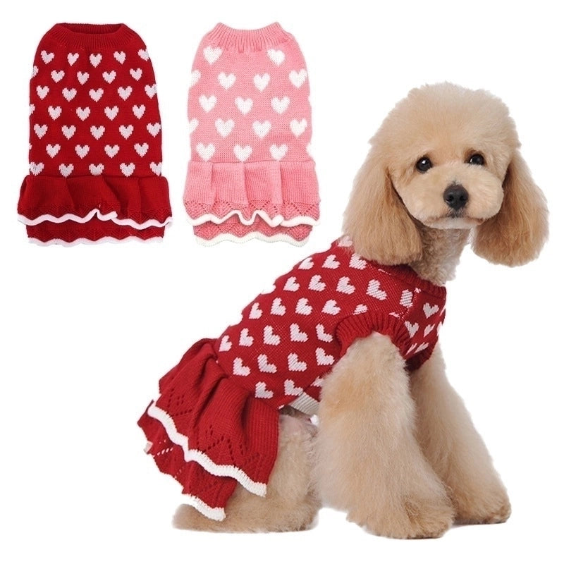 Casual Acrylic Color Block Pet Clothing