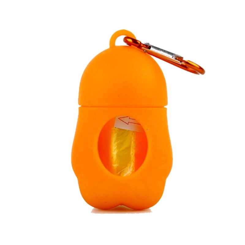 New Portable Solid Color Pet Portable Outdoor Waste Box