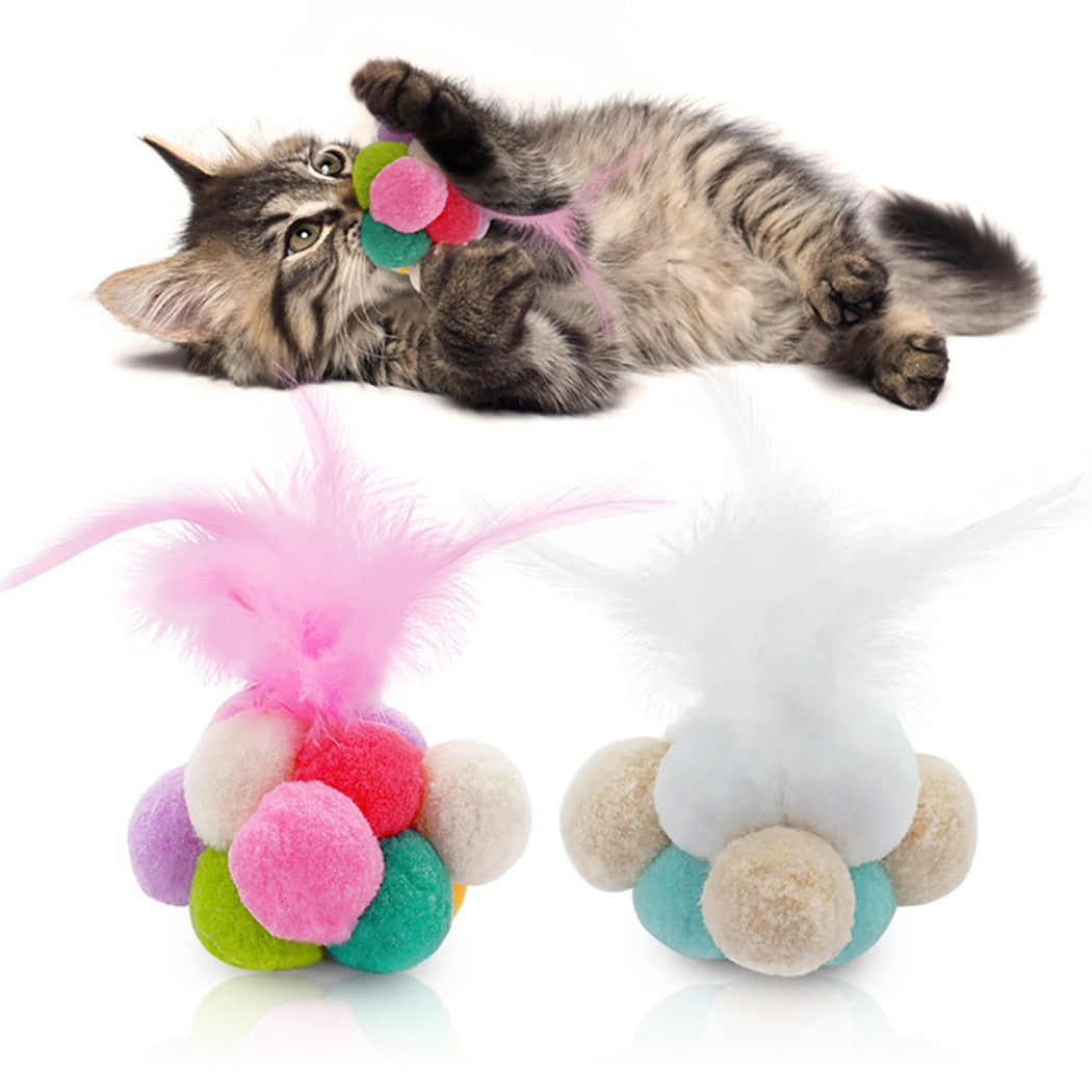 Cat Feather Bell Toy