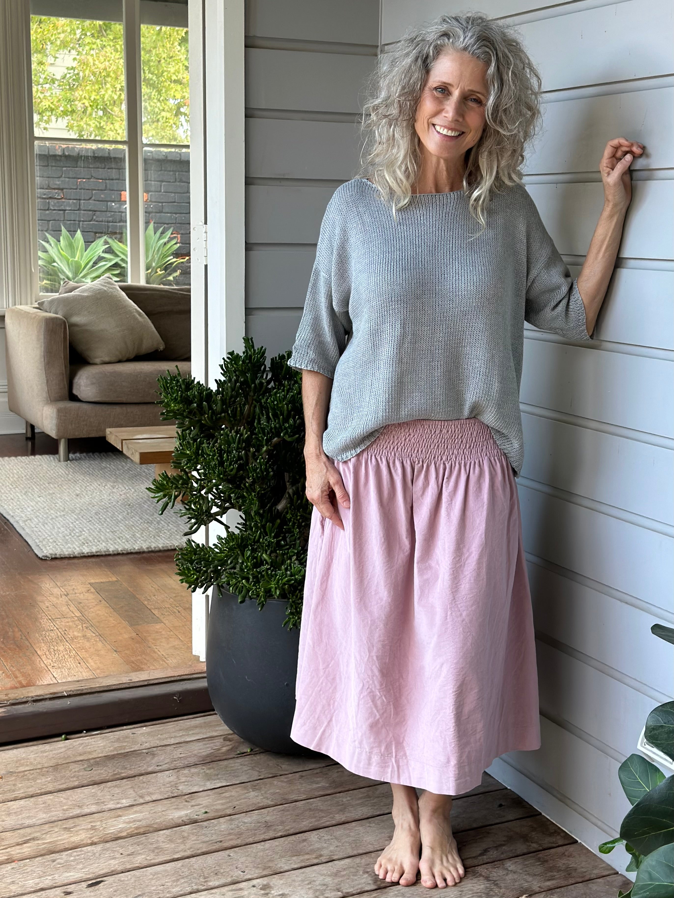 dusty pink cord