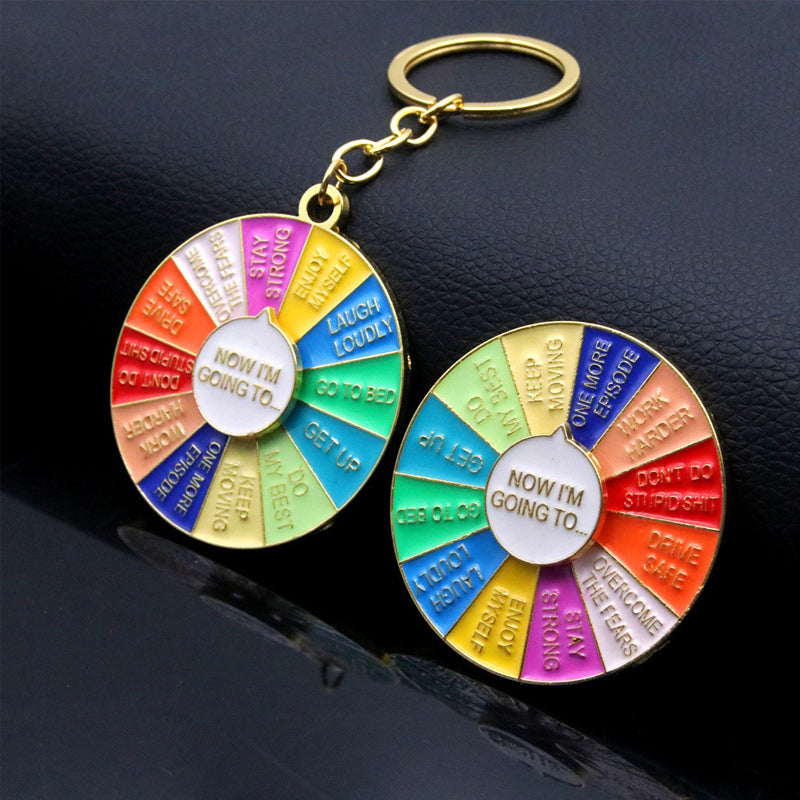 Rotating Wheel Brooch