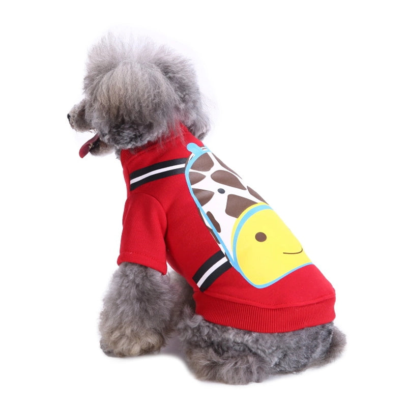 Casual Polyester Lion Pet Clothing