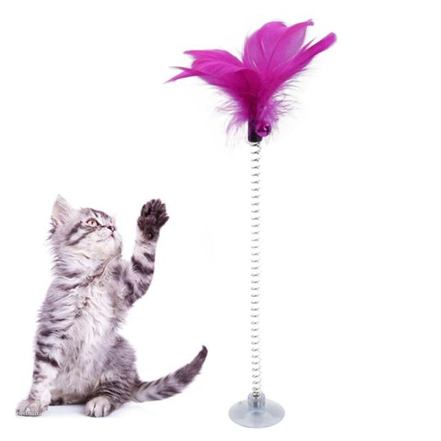 Feather Toy With Bell For Cats