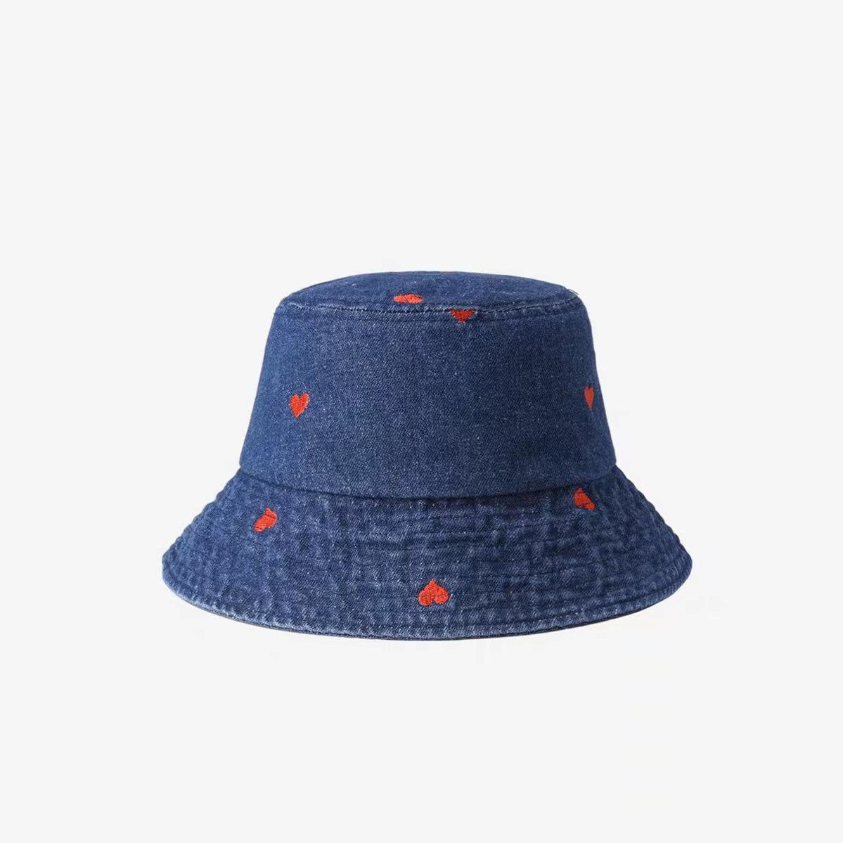 Heart Printed Bucket Hat