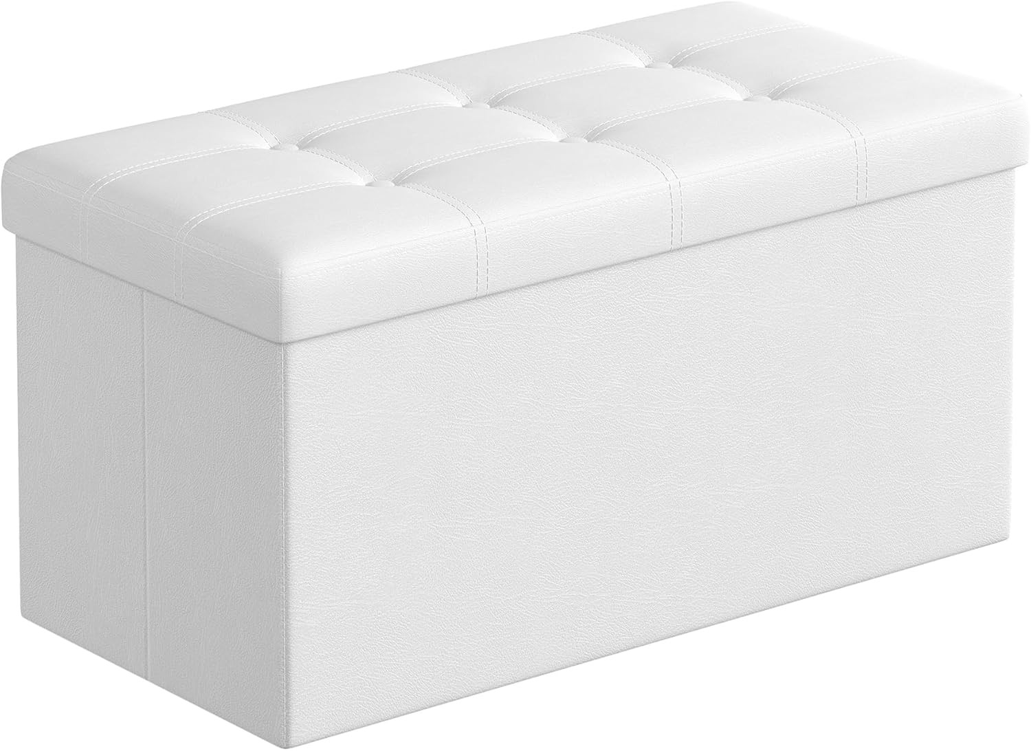 SONGMICS Mazie Collection - 43 Inches Folding Storage Ottoman Bench